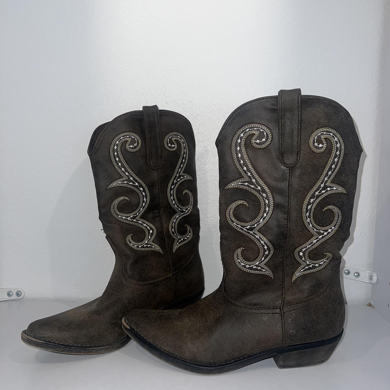 American rag western boots on sale