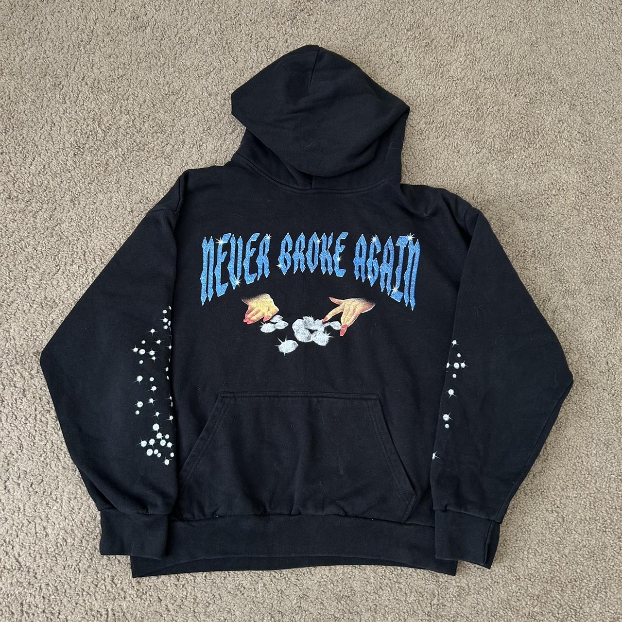 Never broke again black hoodie best sale