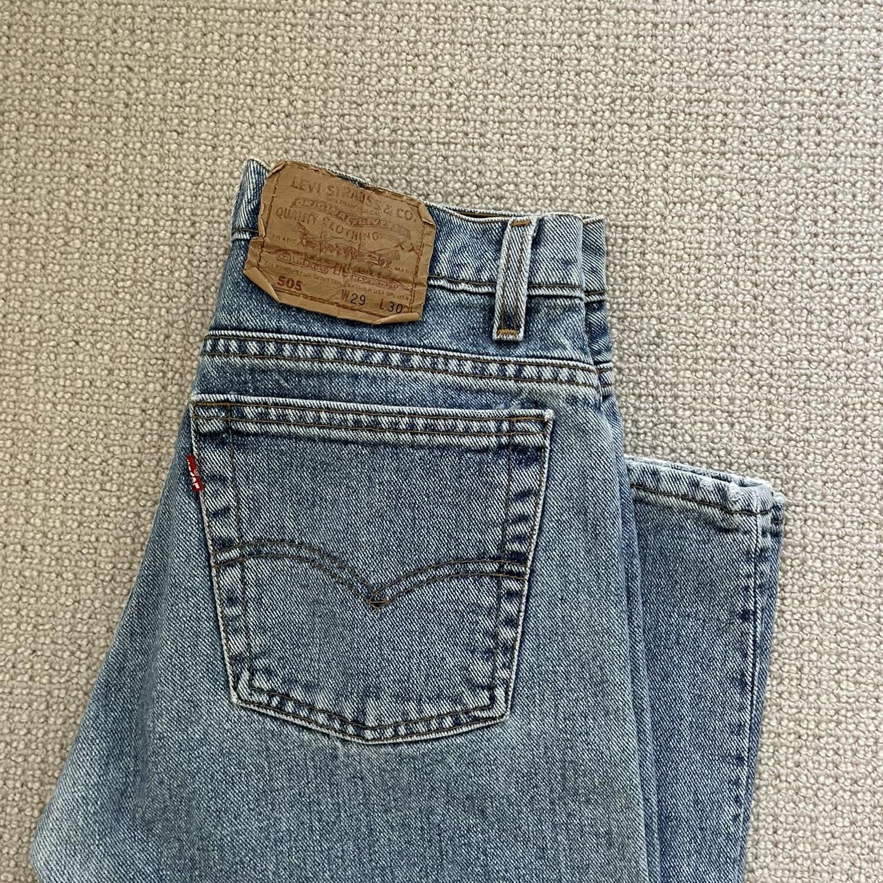 Vintage Levis 505s 29x30, see measurements - Depop