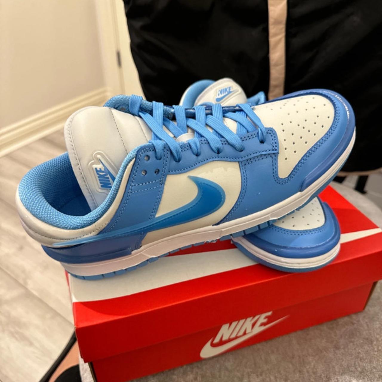baby blue nike trainers