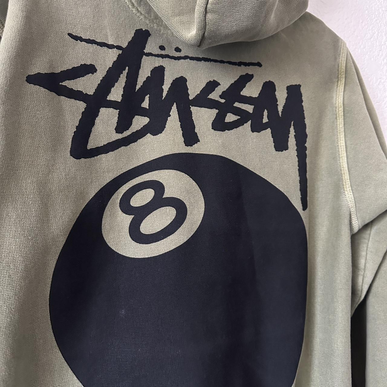 authentic stussy- stüssy 8 ball pigmented dyed olive | Depop authentic stussy- stüssy 8 ball pigmented dyed olive | Depop