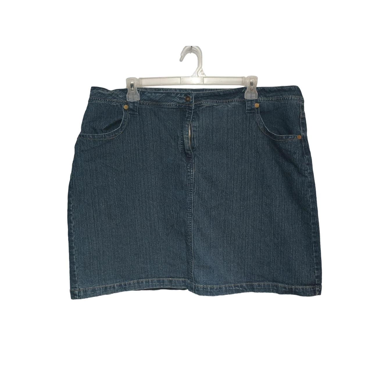 Basic Editions Women's Skirt - Blue - 26 – Basic … - image 1