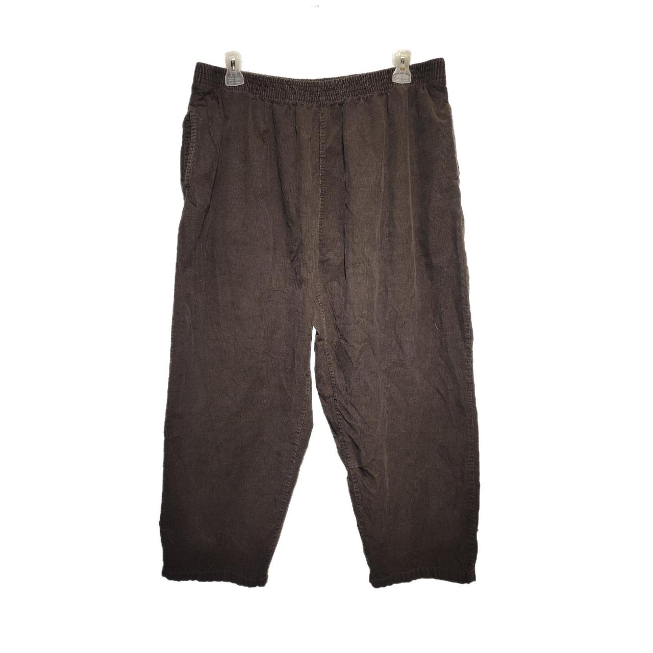 Basic Editions Women's Pants - Brown - 3XL – Basi… - image 1