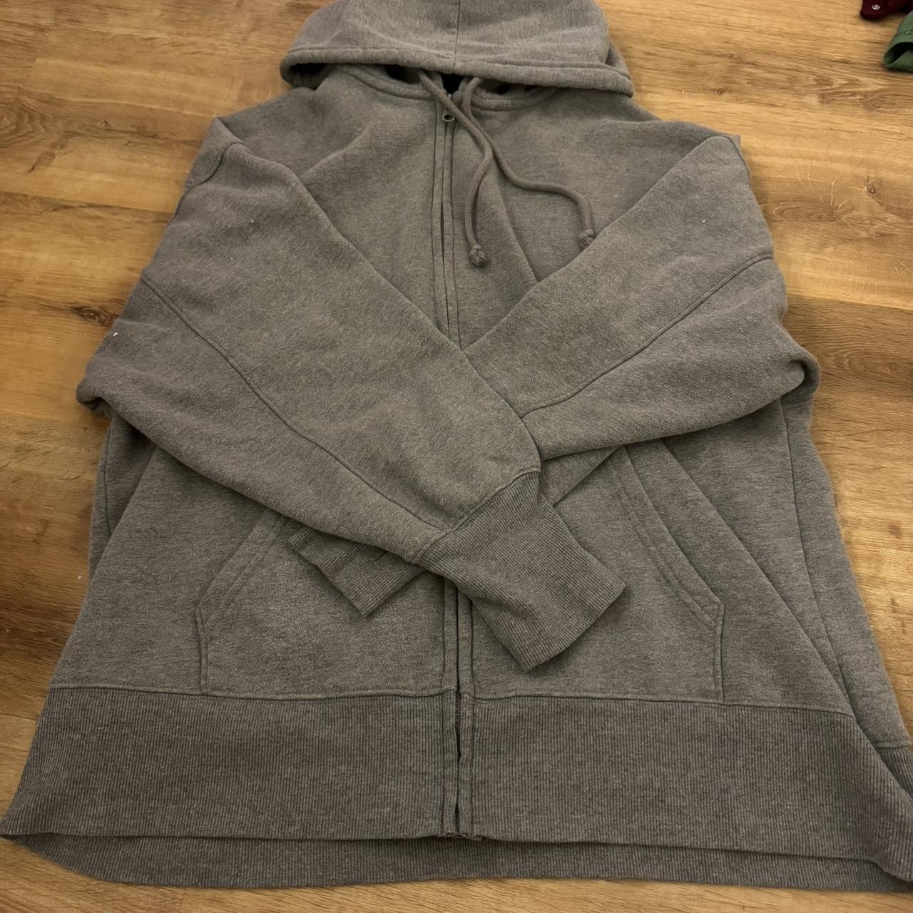 TARGET/WILD FABLE dark grey zip Depop