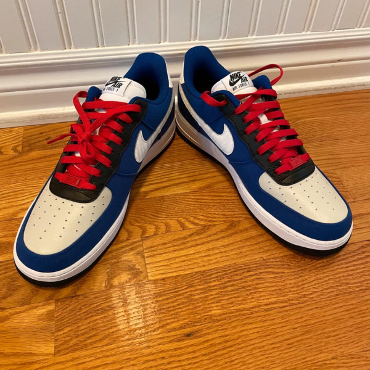 Nike Air Force Low By You Nike ID Blue Depop