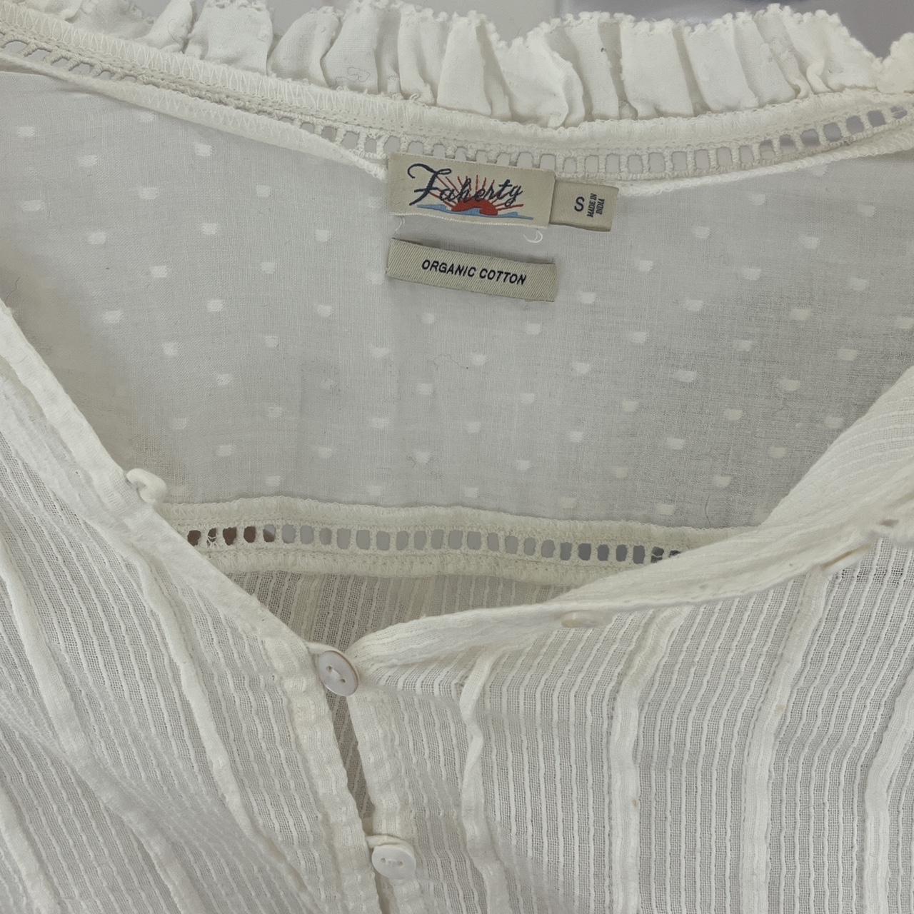 Faherty Women's Blouse - White/Cream - 2 – Fahert… - image 3