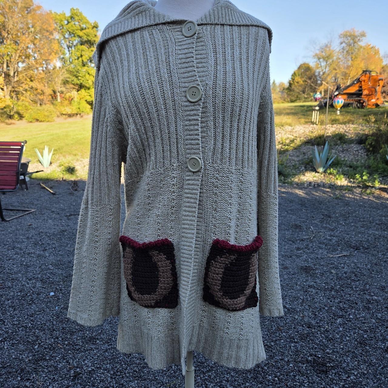 Faded Glory Women's Cardigan - Cream/Tan - XL – V… - image 3