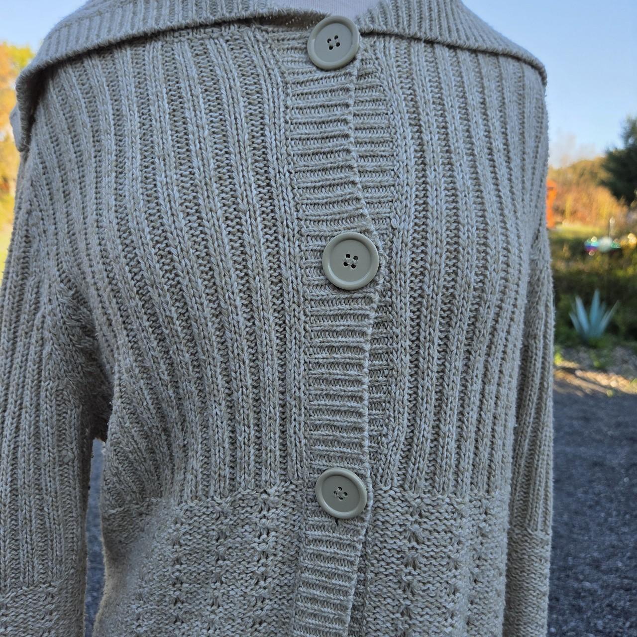 Faded Glory Women's Cardigan - Cream/Tan - XL – V… - image 5