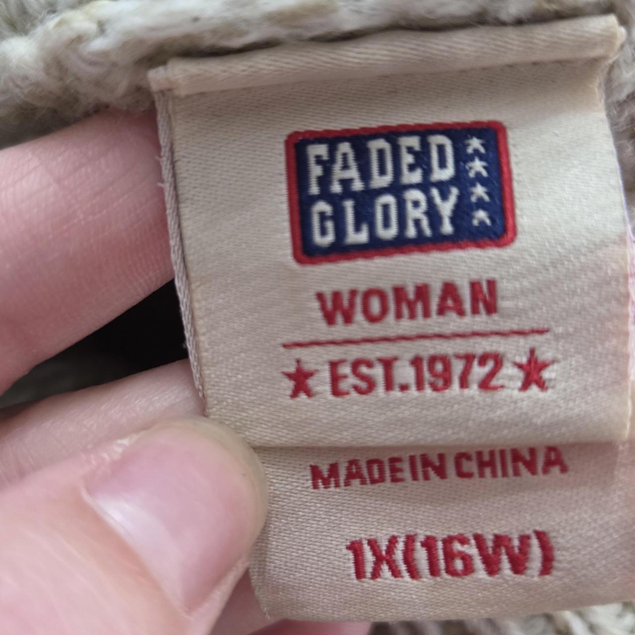 Faded Glory Women's Cardigan - Cream/Tan - XL – V… - image 8