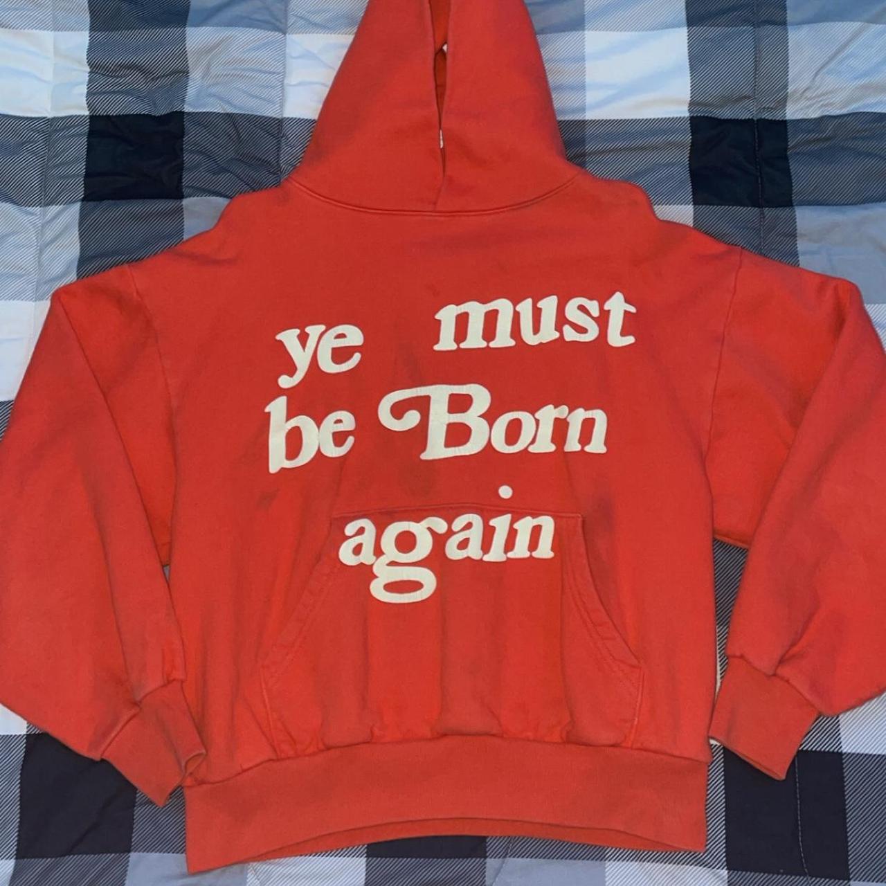 パーカー・フーディ Cactus Plant Flea Market/Ye Must Be Born Again Hoodie Orange CPFM YE Must Be Born Again Orange Hoodie – Restock AR