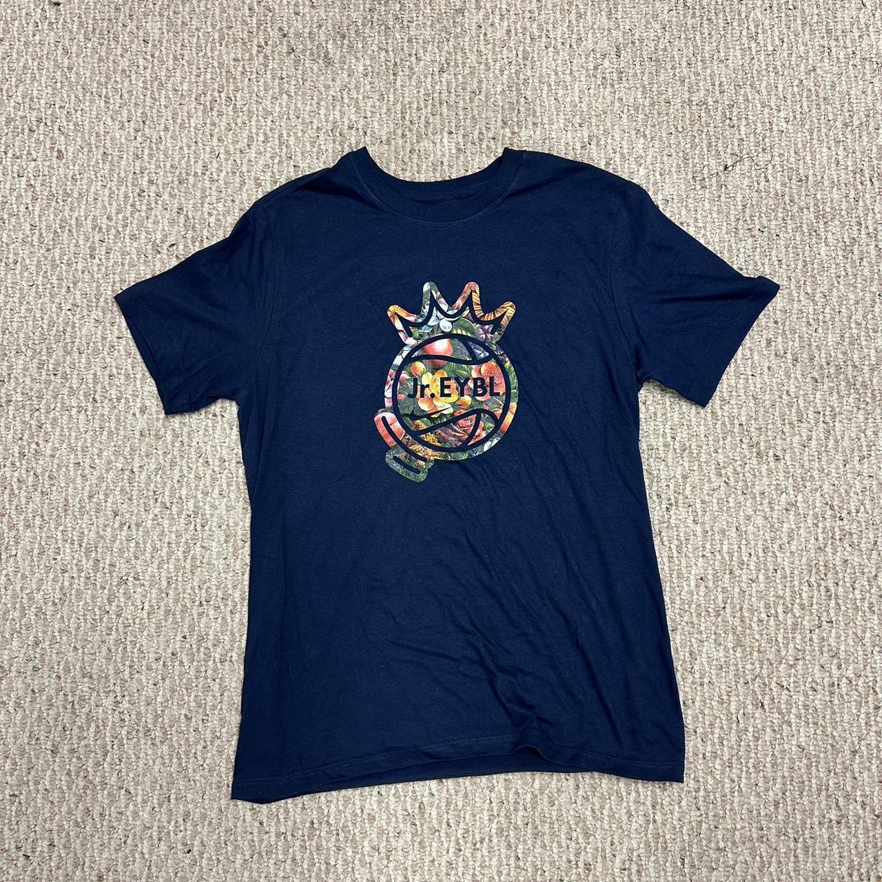 Nike Jr. EYBL Shirt Peach Jam Dri fit Navy. RARE . Depop