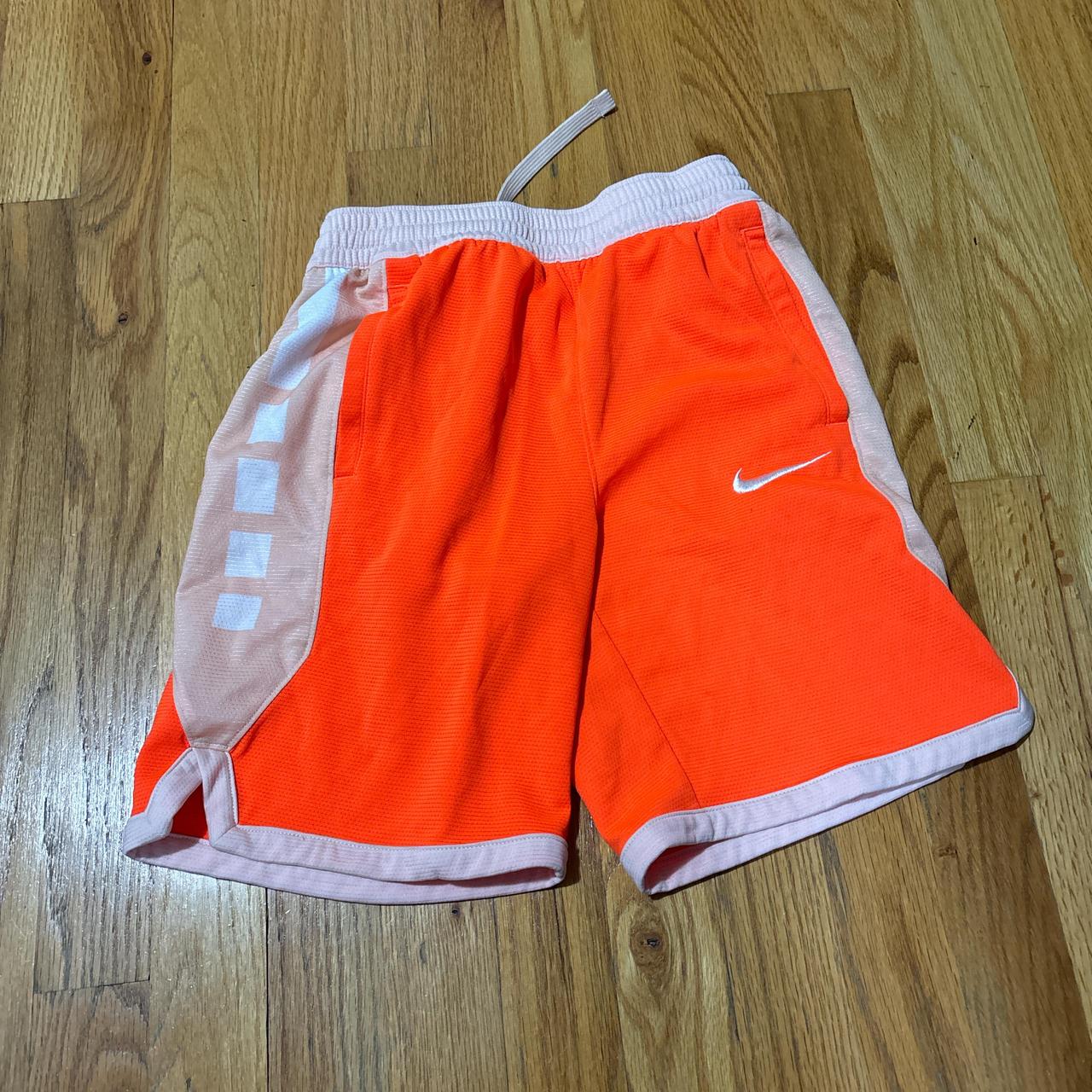 Orders orange nike elite shorts