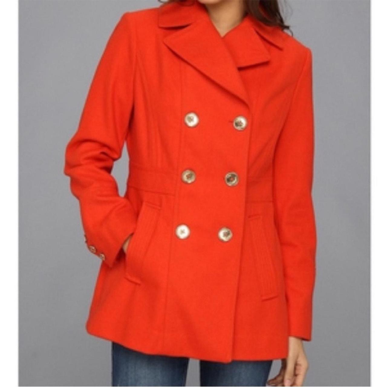 NWT Micheal high quality Kors Orange Wool Coat