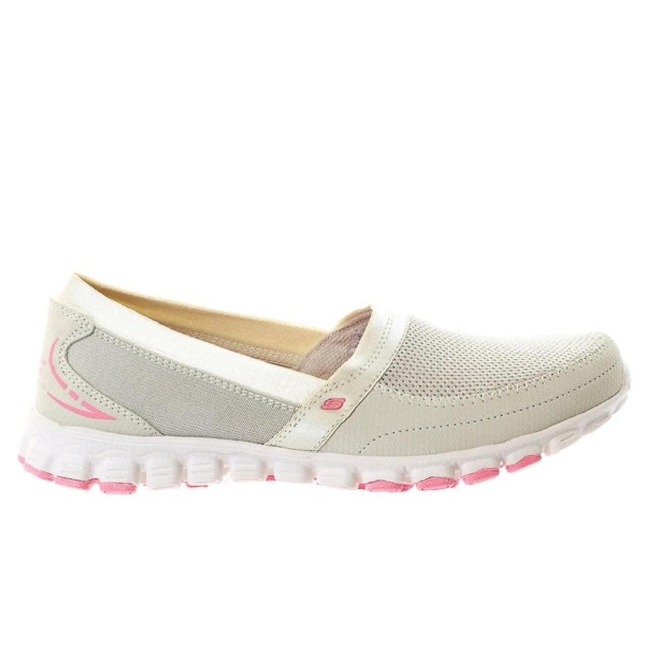 SKECHERS EZ FLEX TAKE IT EASY SHOE NATURAL PINK