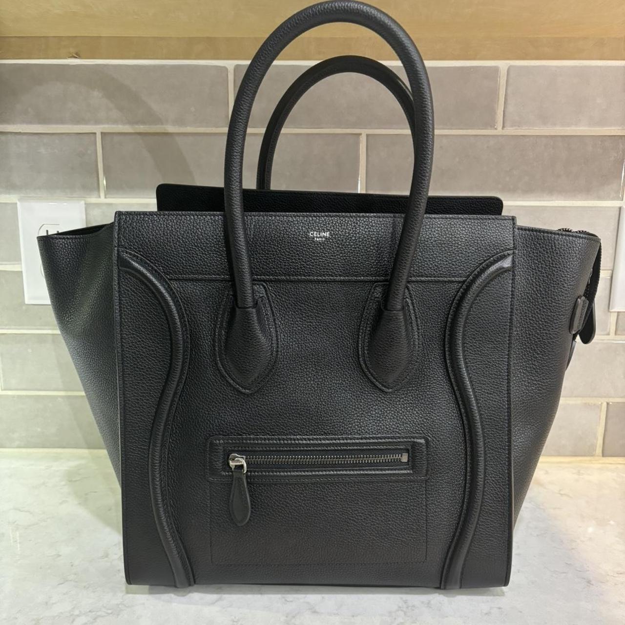 MICRO LUGGAGE HANDBAG IN DRUMMED CALFSKIN