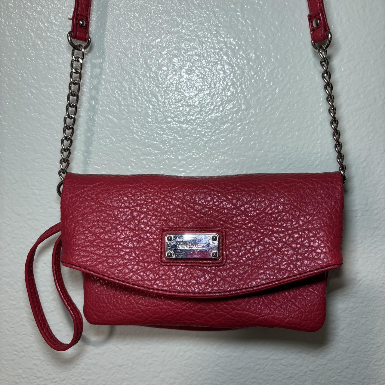 Nine west red crossbody bag sale