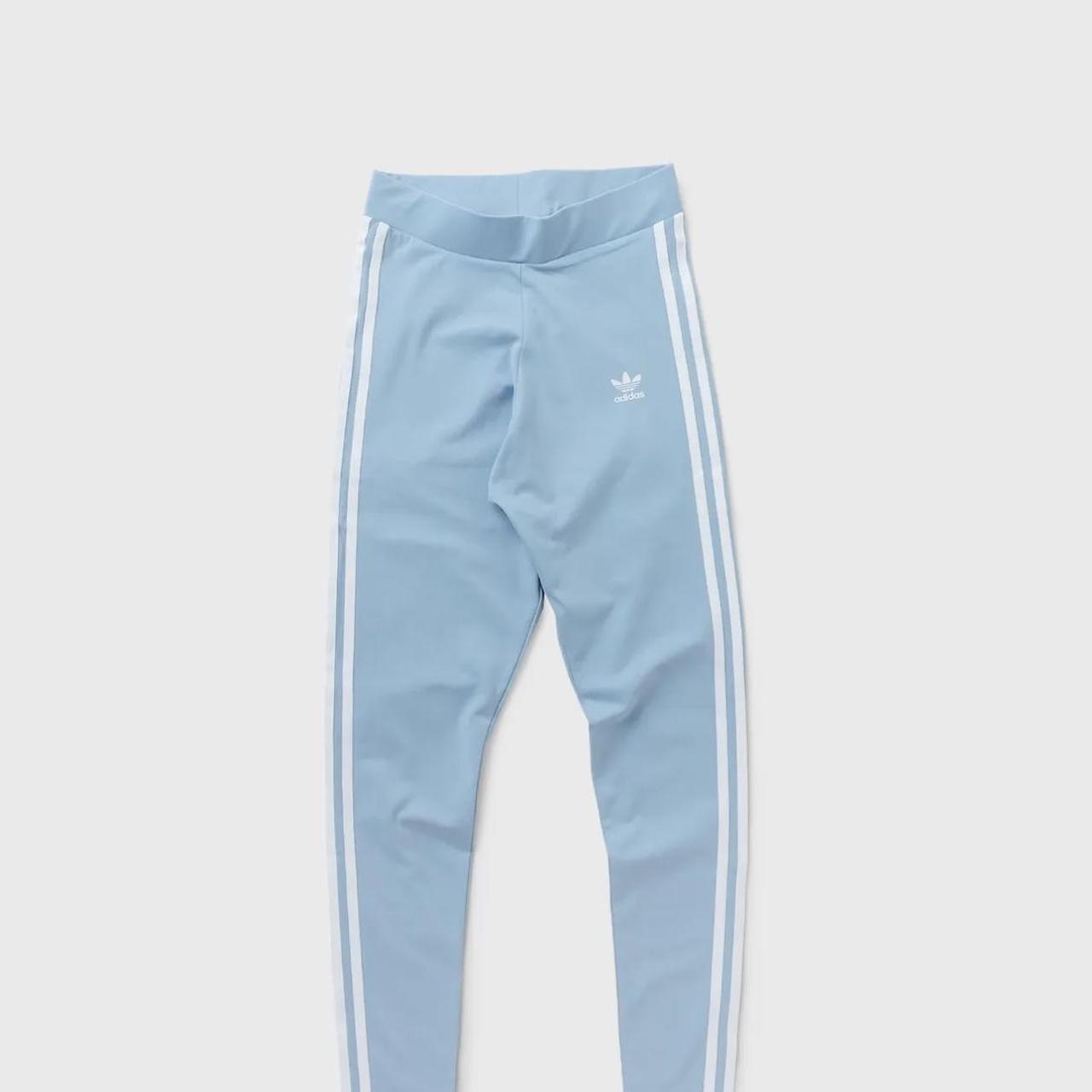 Baby blue adidas leggings best sale