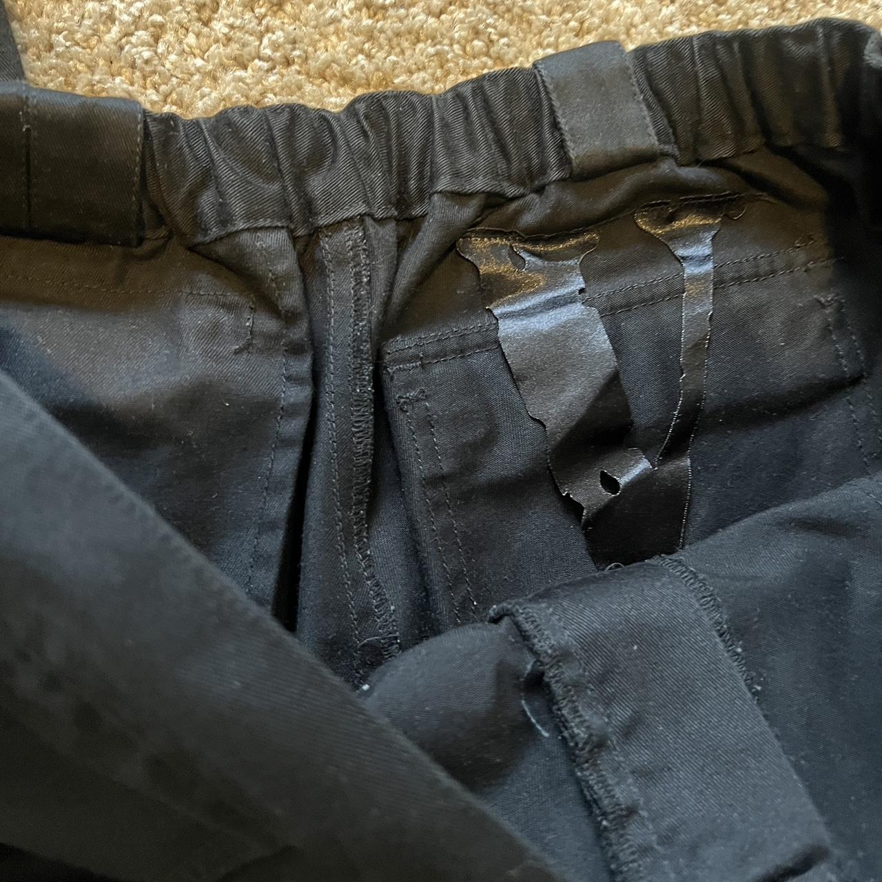 VLONE Bondage pants black/yellow Fits M/L | Depop VLONE Bondage pants black/yellow Fits M/L | Depop