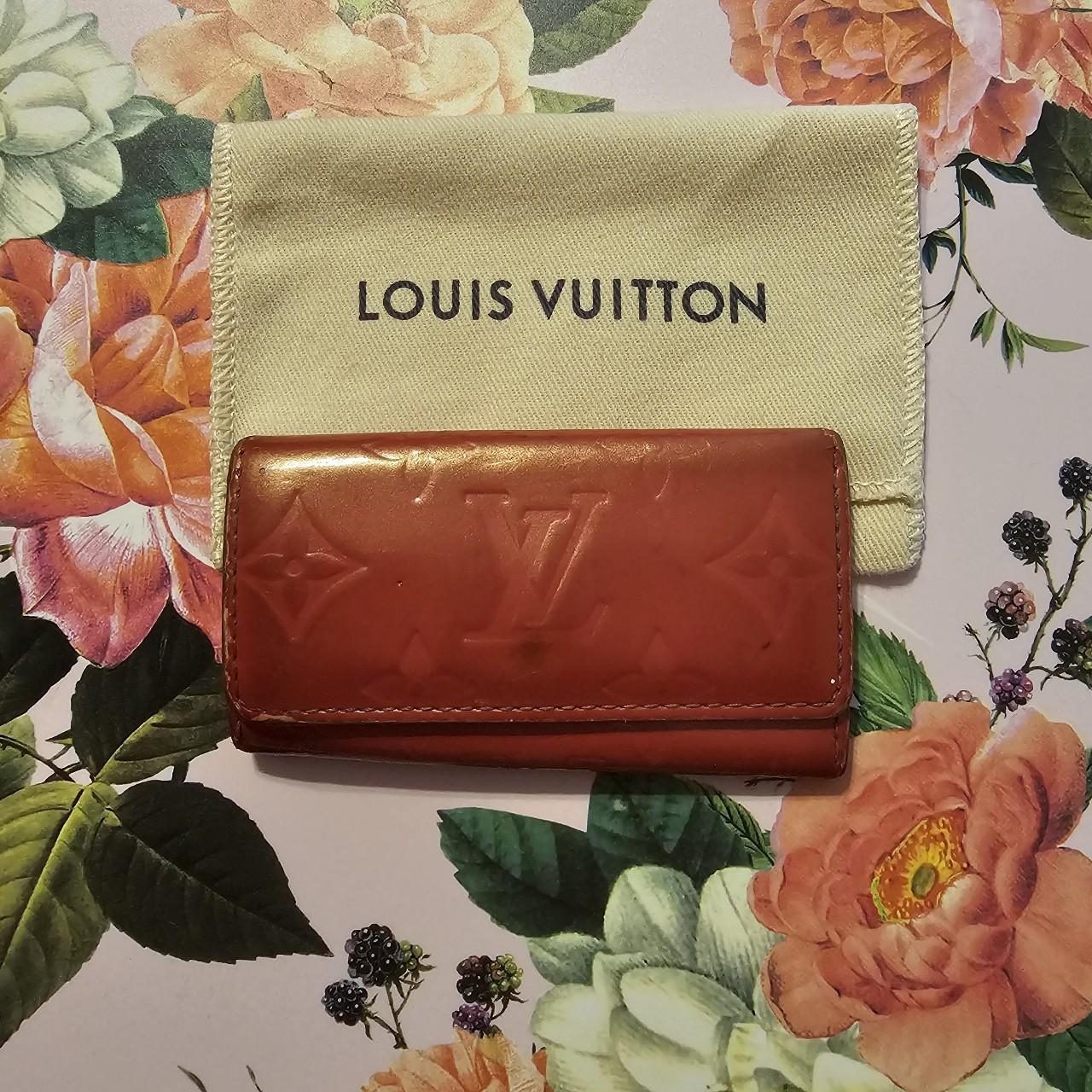 Louis Vuitton Monogram Vernis 4 Key Holder with Dust