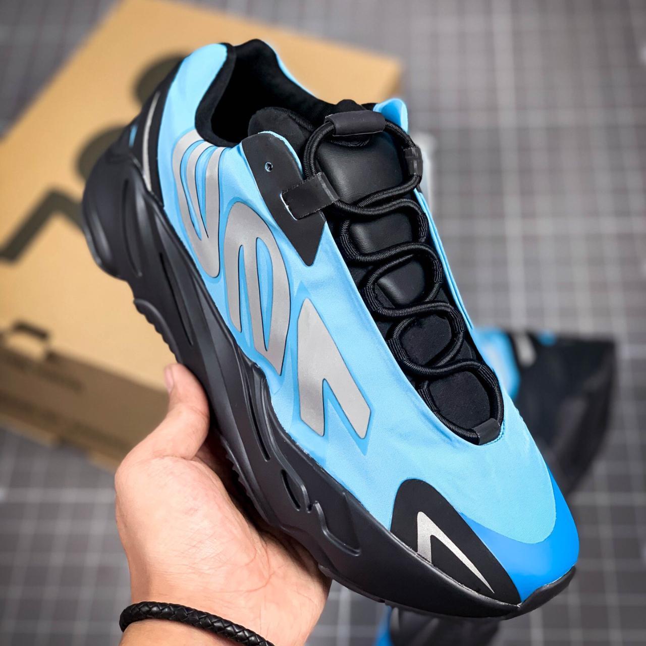 blue kanye west shoes