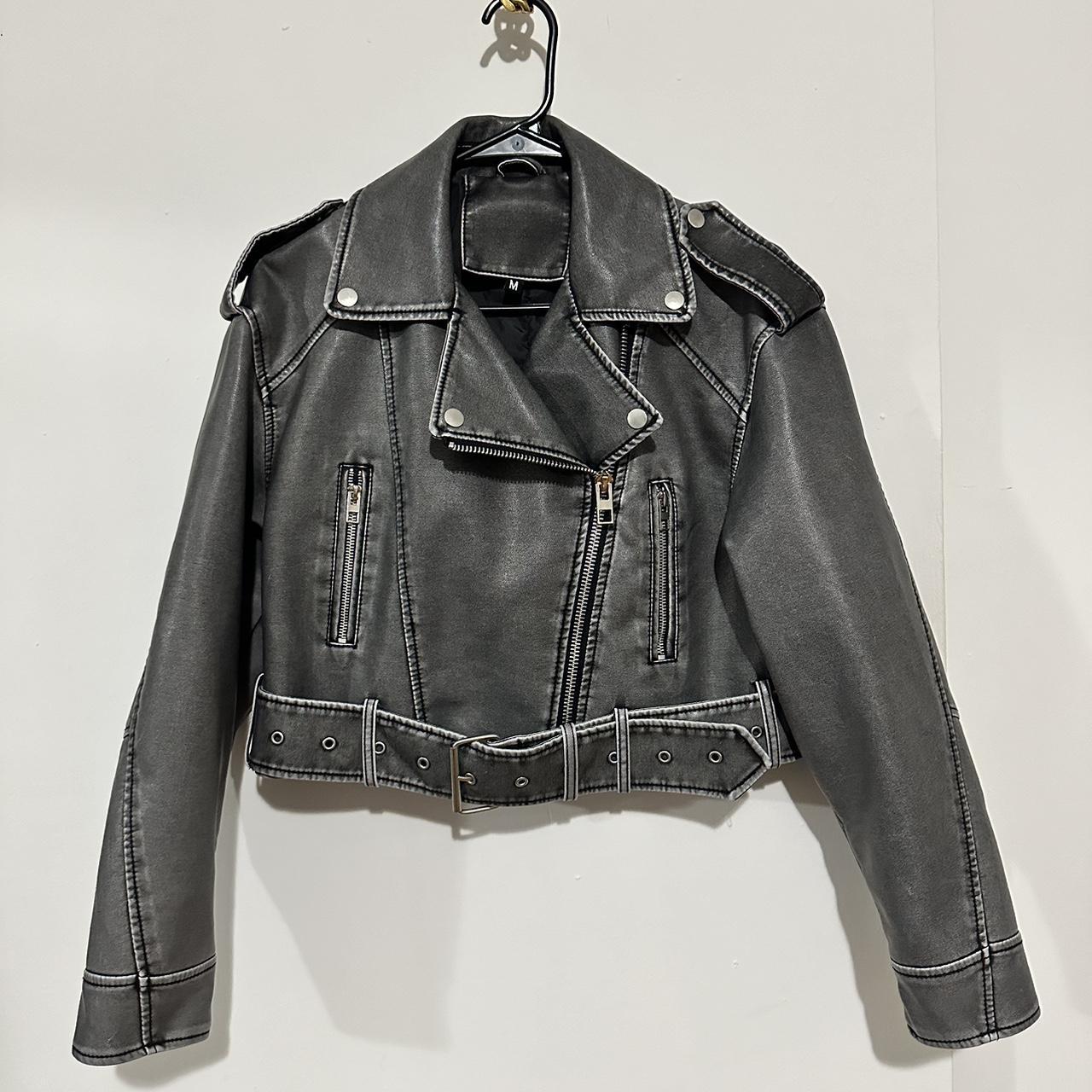 まぁ.♡さん専用★新品未使用★Faux leather crop jacket Amazon.co.jp: Cropped Faux Leather Jacket : ホビー