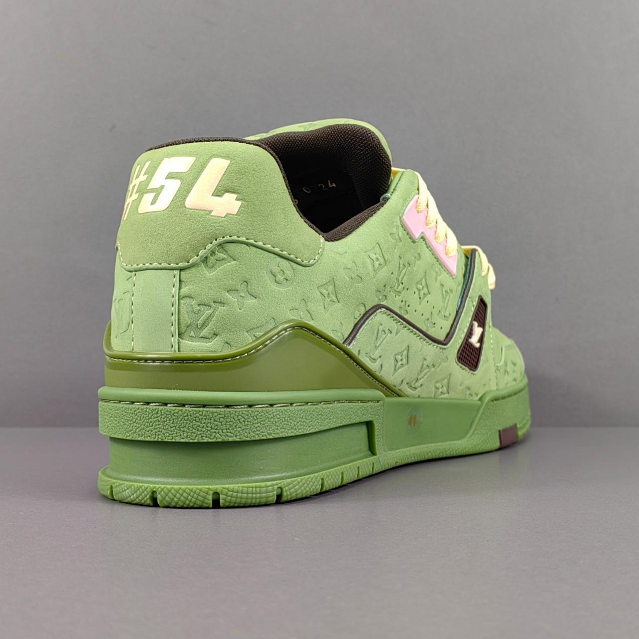 Louis Vuitton by Tyler the Creator LV Trainer Green | Depop
