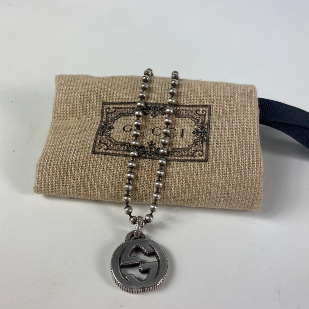 Authentic Gucci Interlocking G Silver