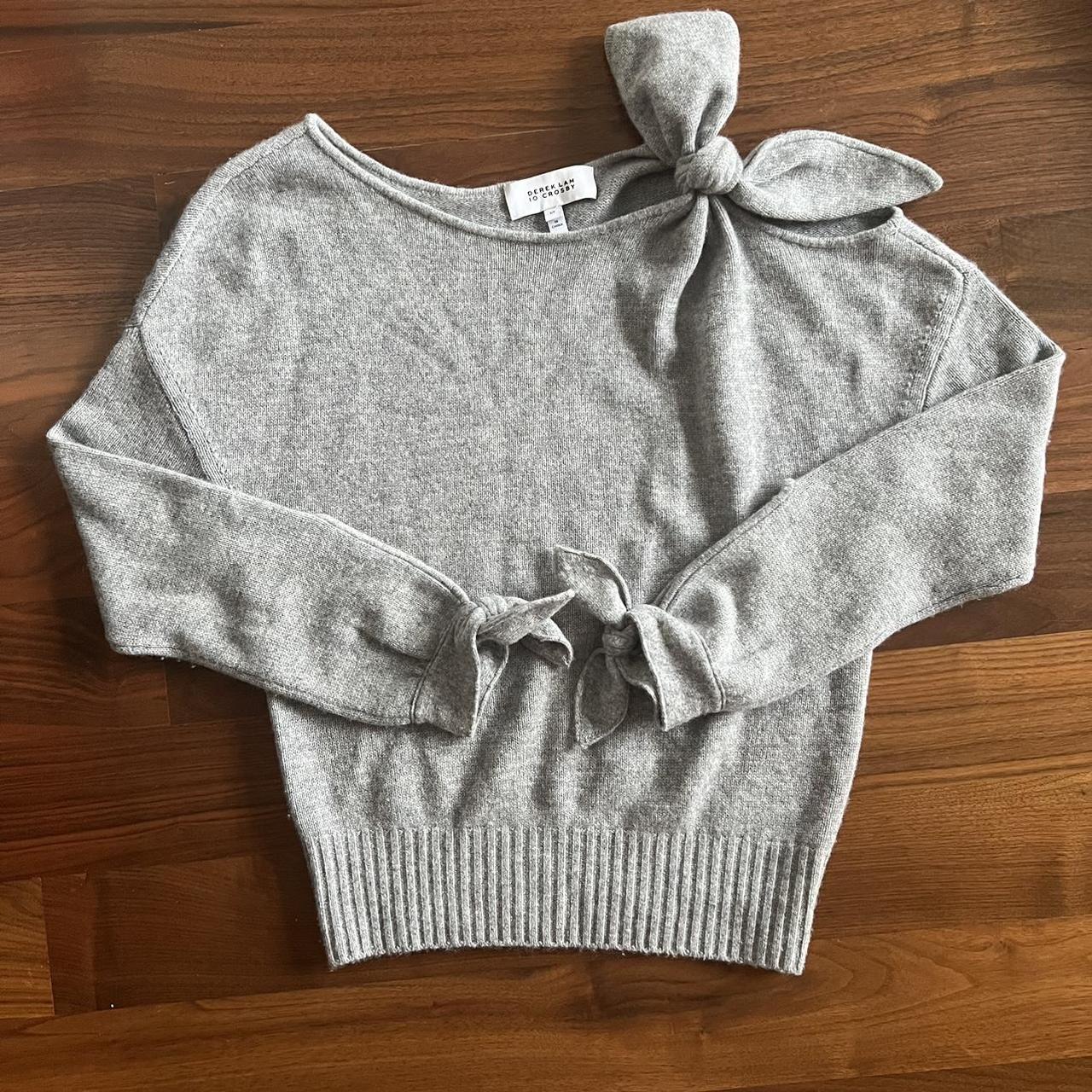 Derek Lam 10 Crosby Cashmere Bow Detail Sweater Depop