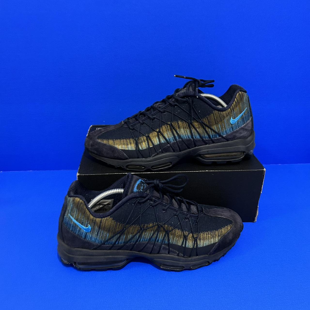 Nike Air Max 95 ultra jacquard blue trainers size. Depop