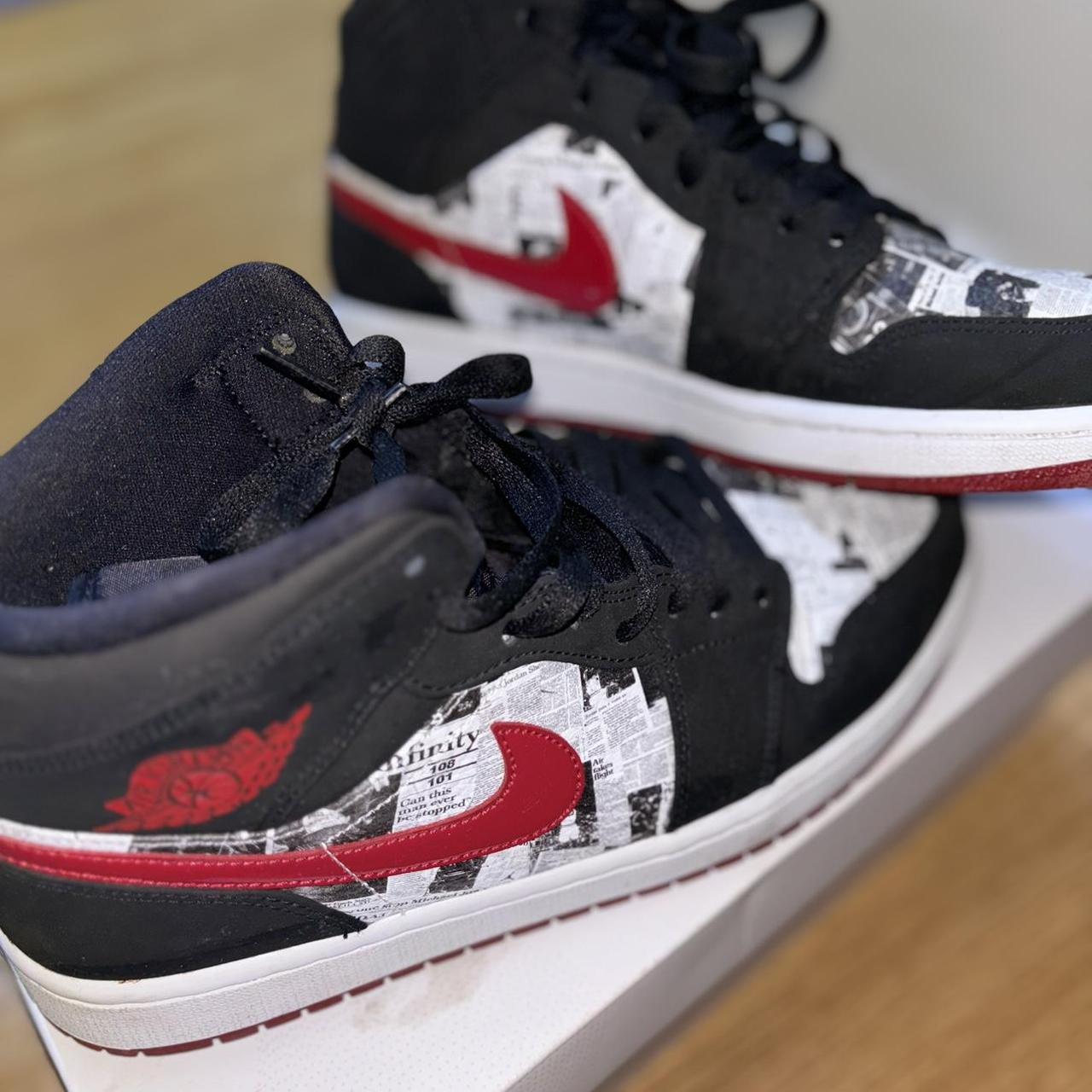 Air Jordan Mid SE Newspaper Air Times, Comes