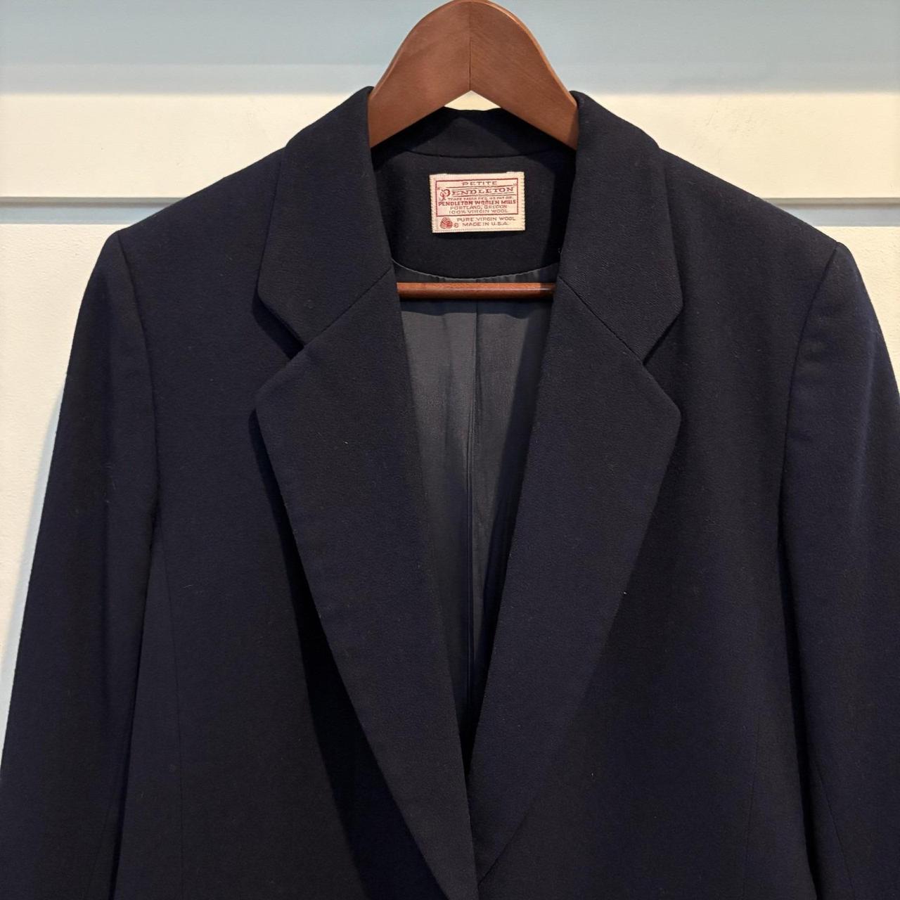 Pendleton Women's Tailored jacket - Blue - M – Vi… - image 3