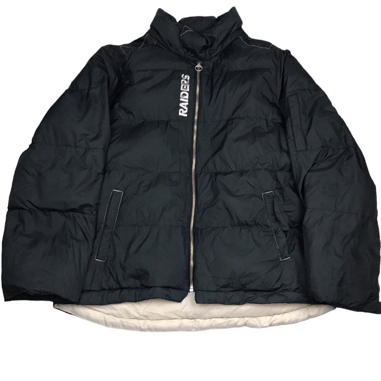 Raiders puffer jacket y2k vintage