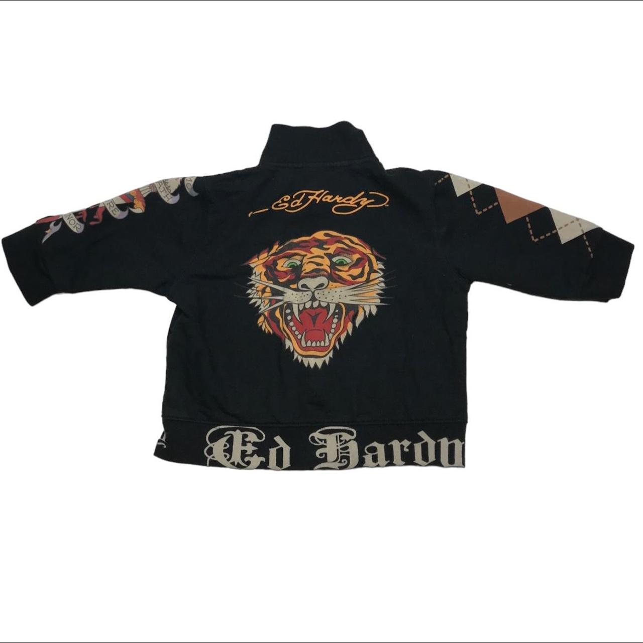 Ed Hardy Hoodie Depop   P0 