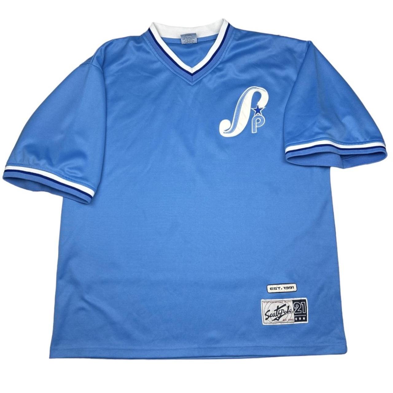 Mitchell and Ness World-Wide Pants Vintage Baseball Jersey (XL)