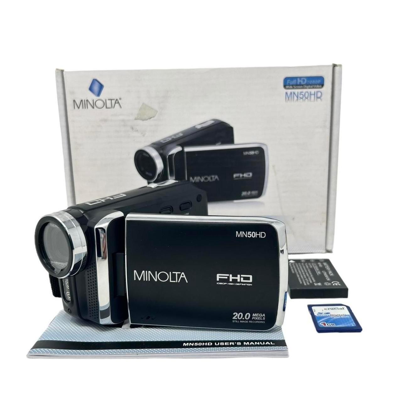 Minolta MN50HD 1080p Full HD 20MP store Digital Camcorder, Black