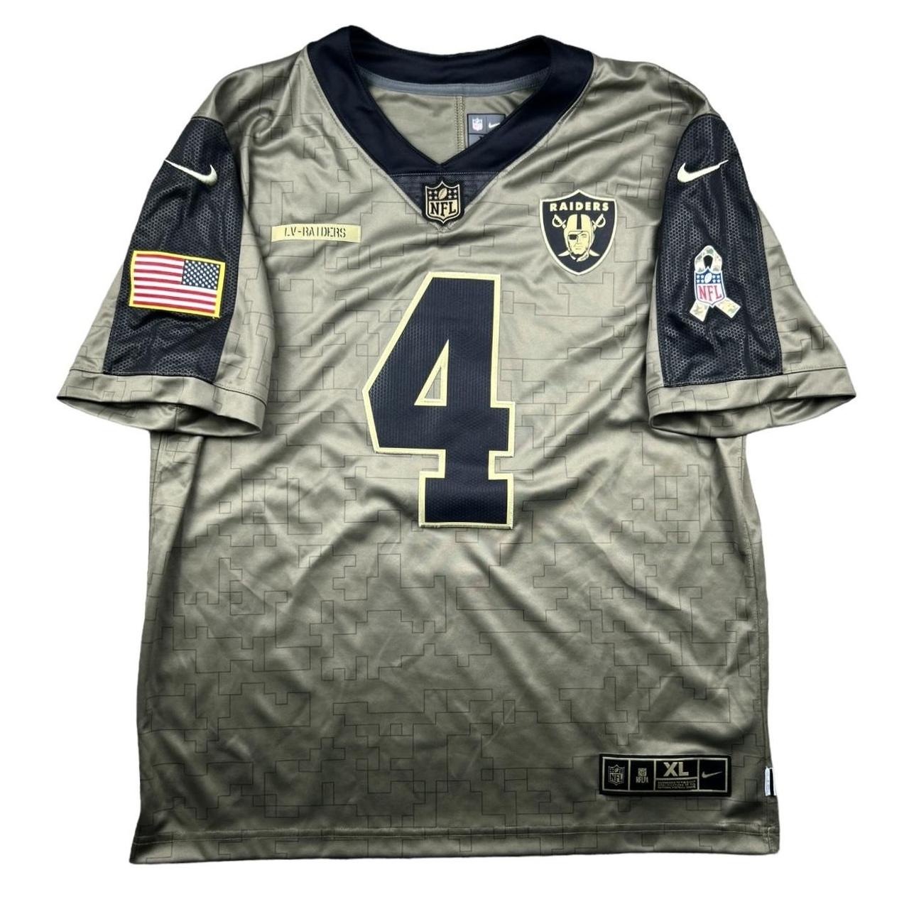 Derek carr salute to service jersey best sale