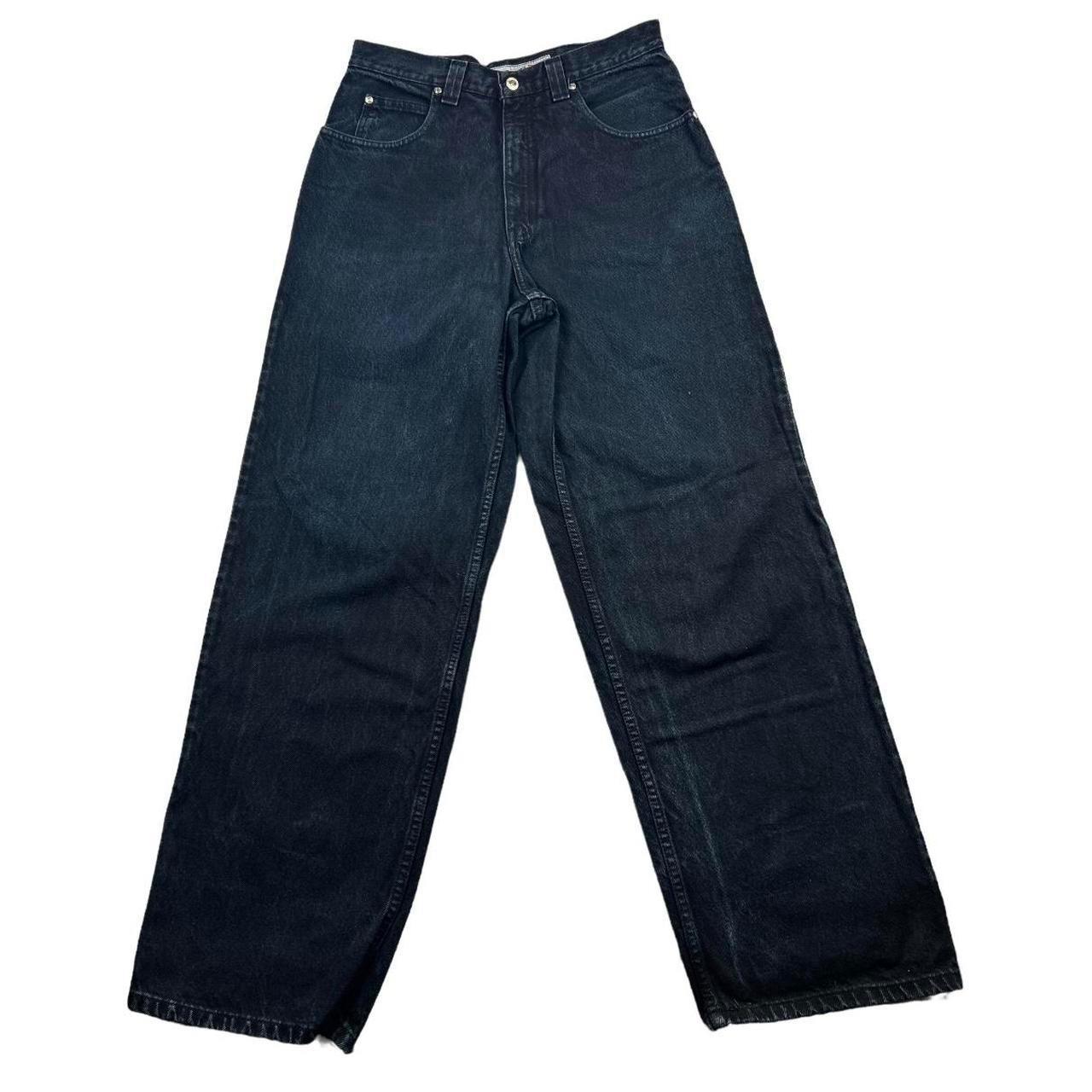 90s anchor blue “BEYOND BAGGY” Pants Vintage 90's y2k Anchor Blue Beyond Baggy wide leg, | Depop