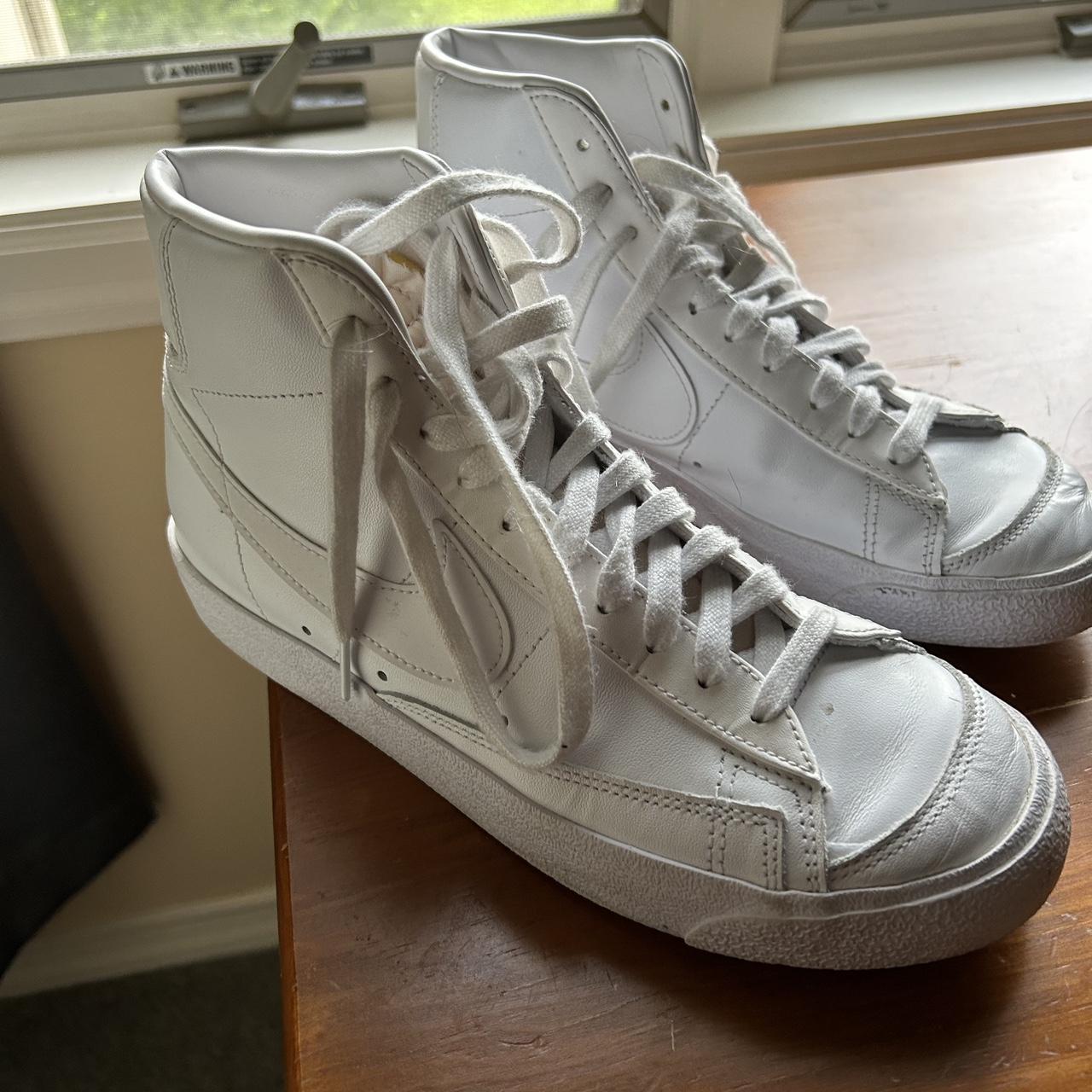 triple white blazers