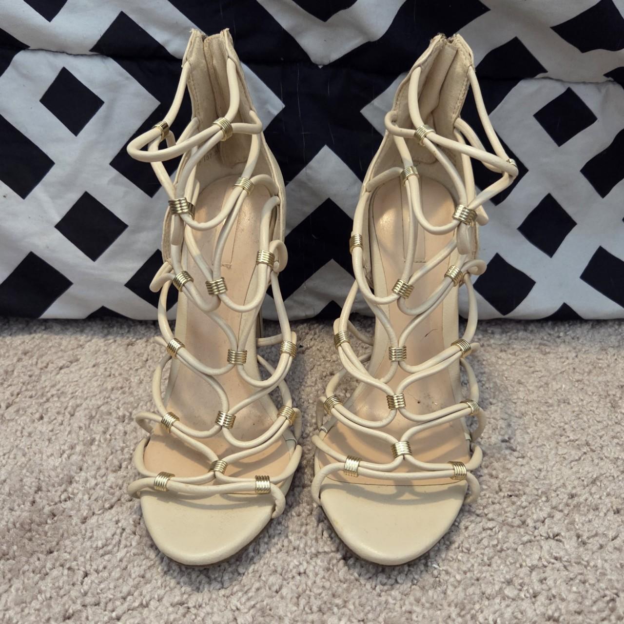 ALDO Women's Sandals - Cream/Tan - US 7 – Cream a… - image 5