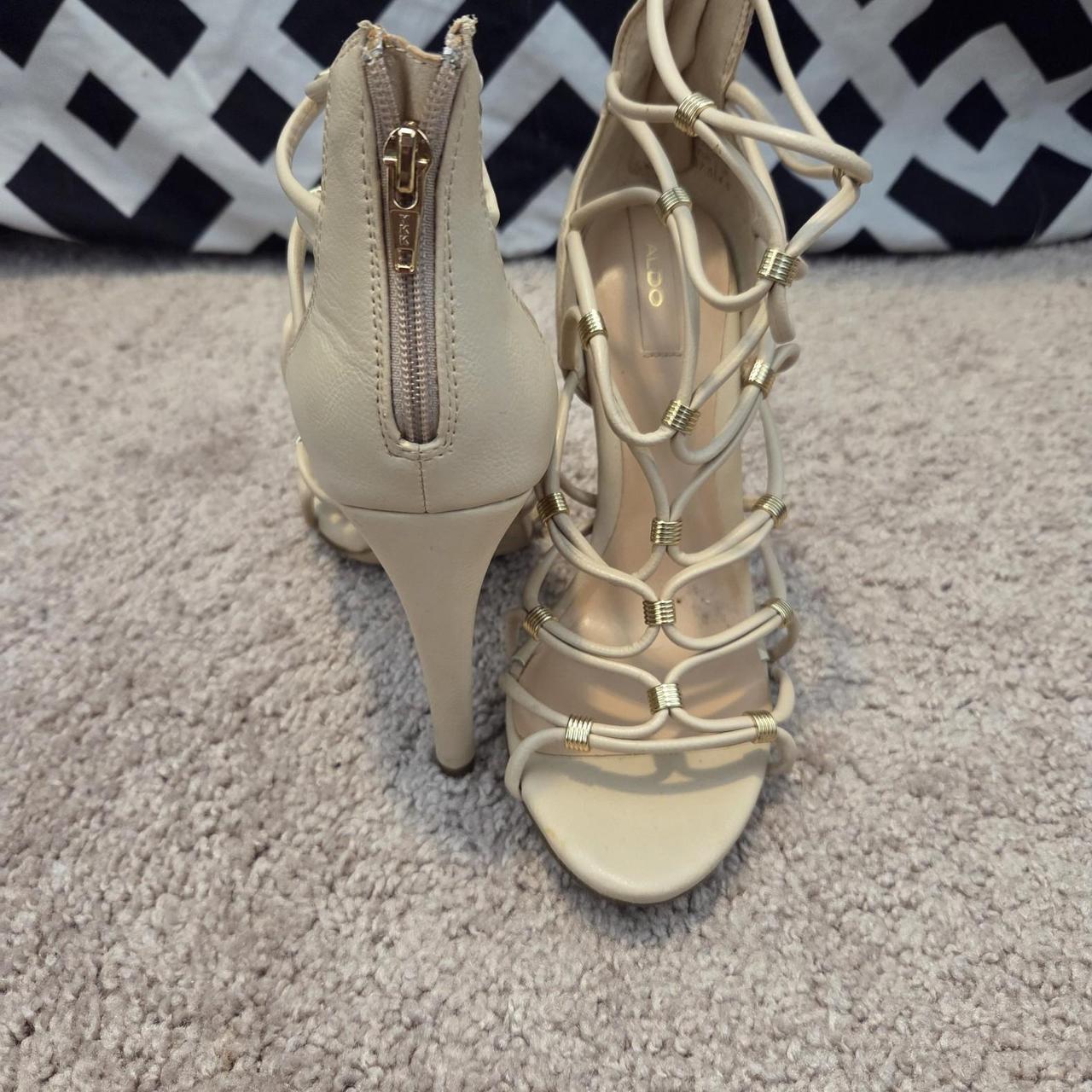 ALDO Women's Sandals - Cream/Tan - US 7 – Cream a… - image 1