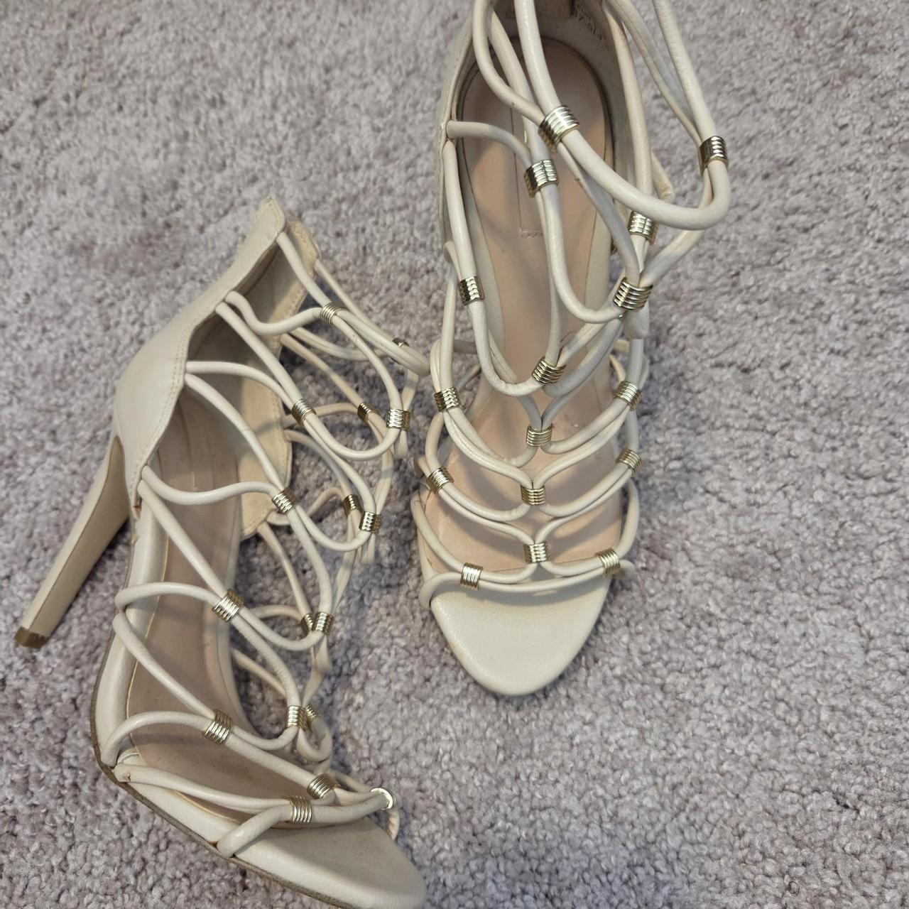 ALDO Women's Sandals - Cream/Tan - US 7 – Cream a… - image 2