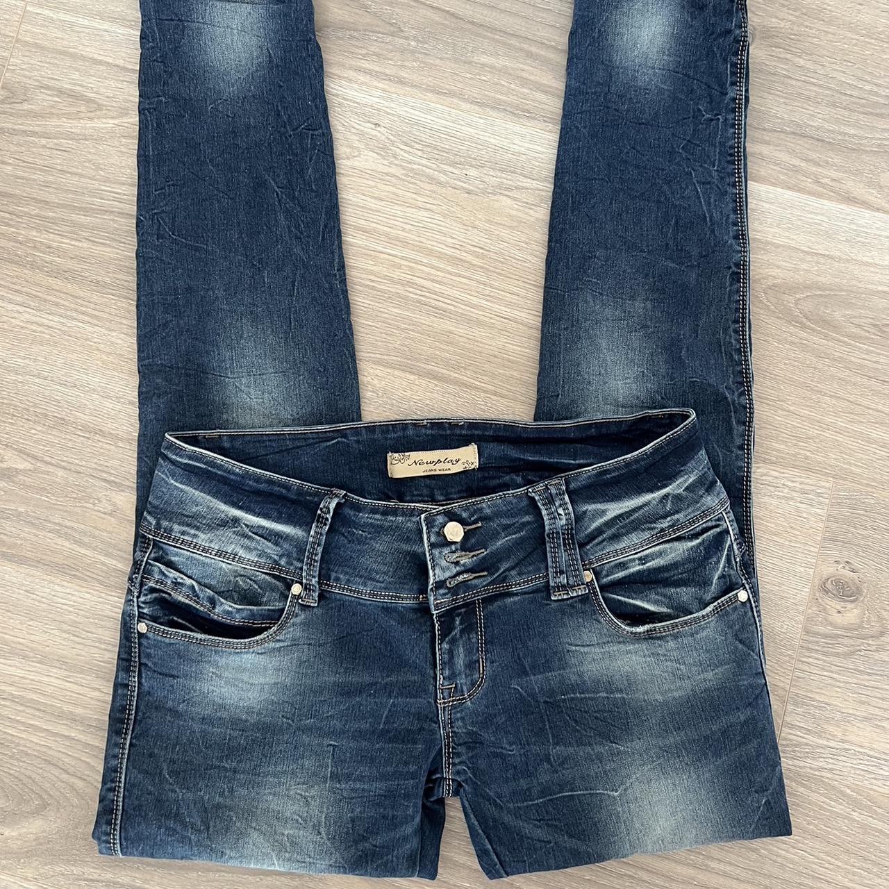 Skinny Jeans Newplay Jeans Newplay Low Waist Leopard Print Skinny