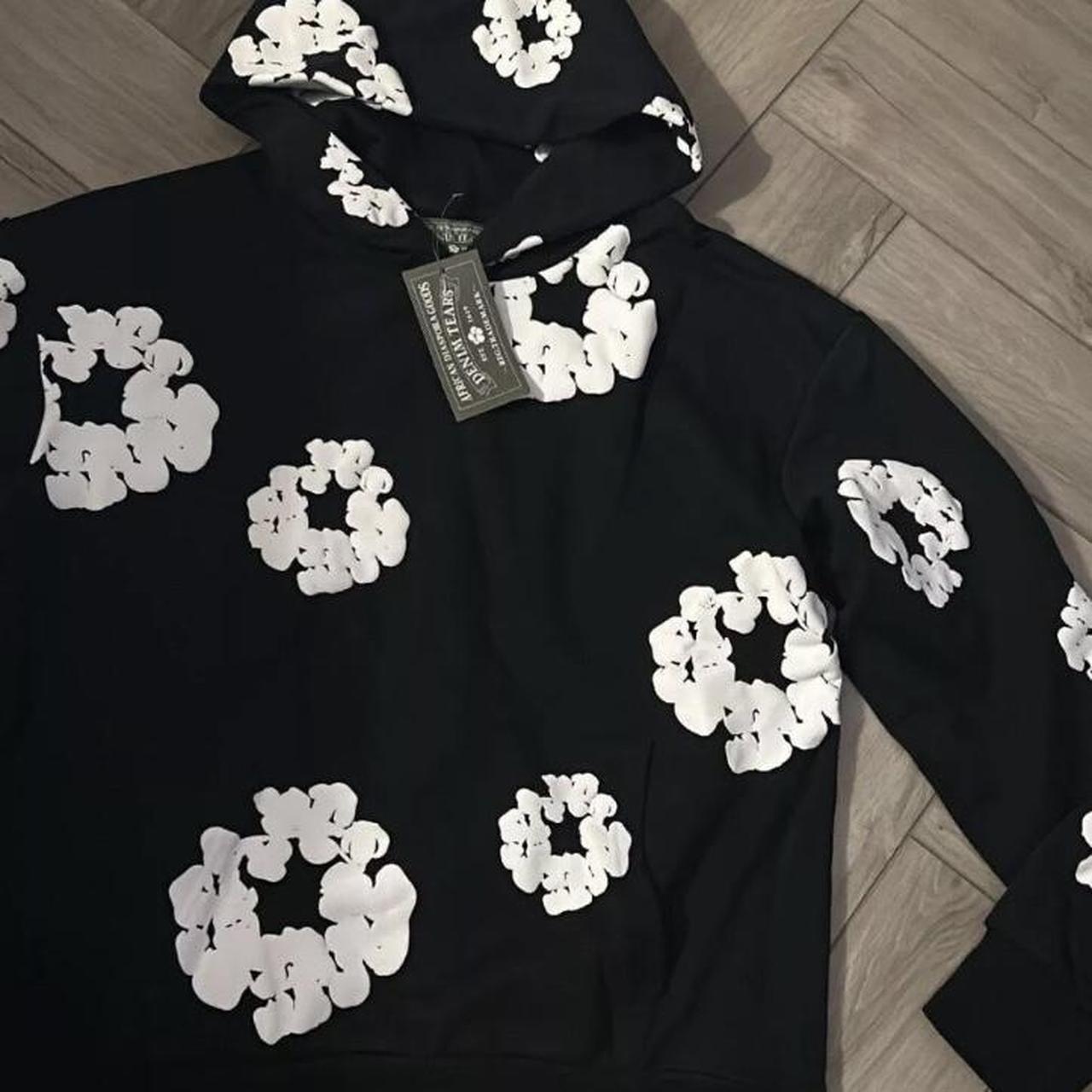 Denim tears hoodie - black and white Brand new and... - Depop