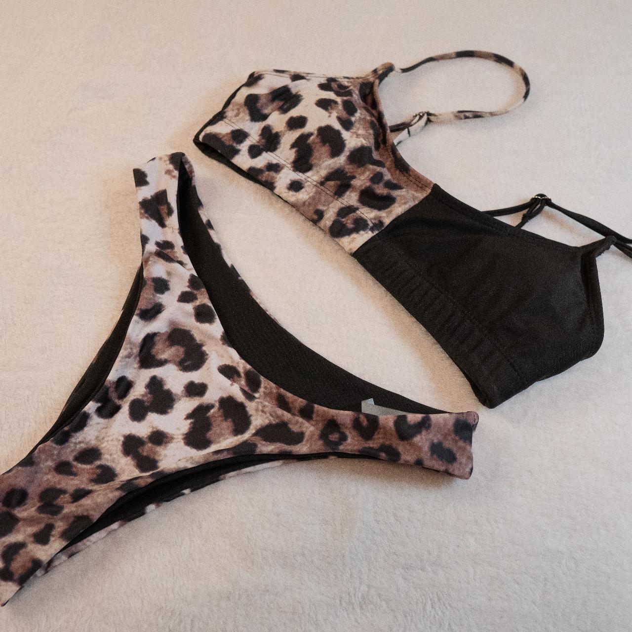 Shein leopard print bikini online