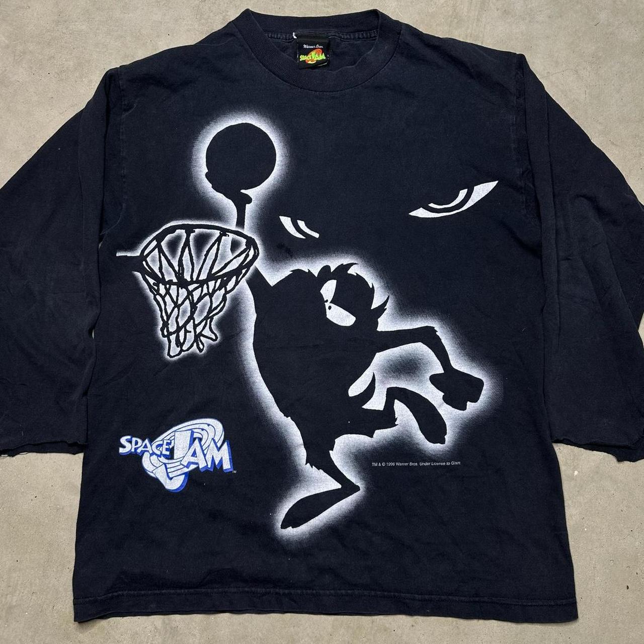 1996 space jam long sleeve taz The sleeves have... | Depop