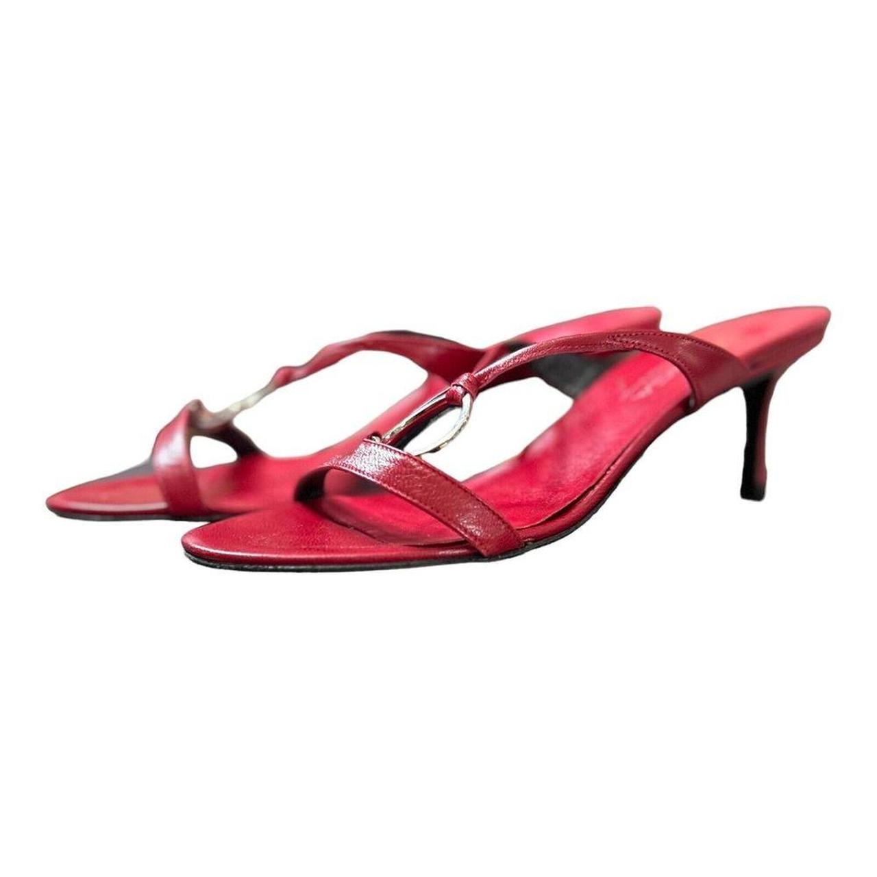 Via spiga red sandals hotsell