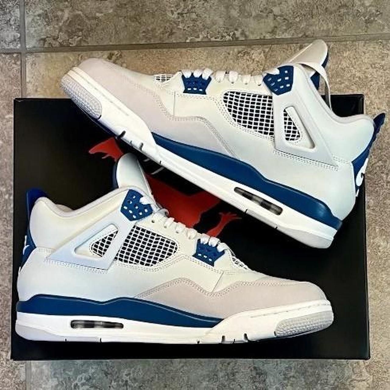 Jordan 4 Military Blue $100 Brand New All Items Are... - Depop