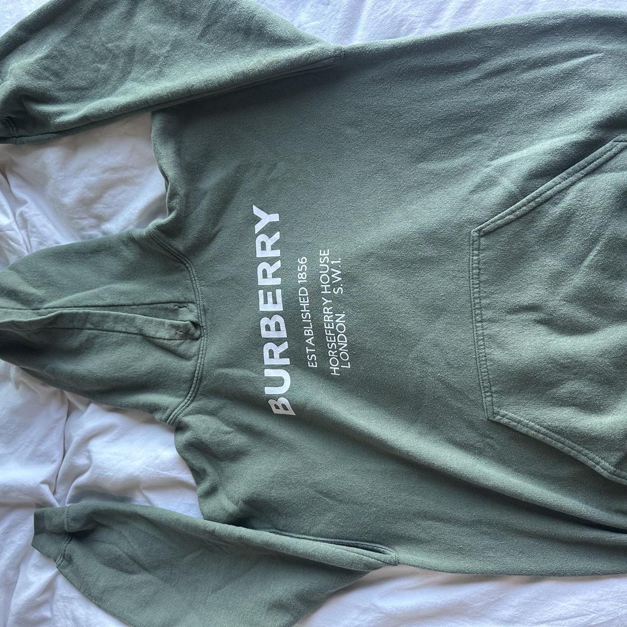 Green Burberry Hoodie