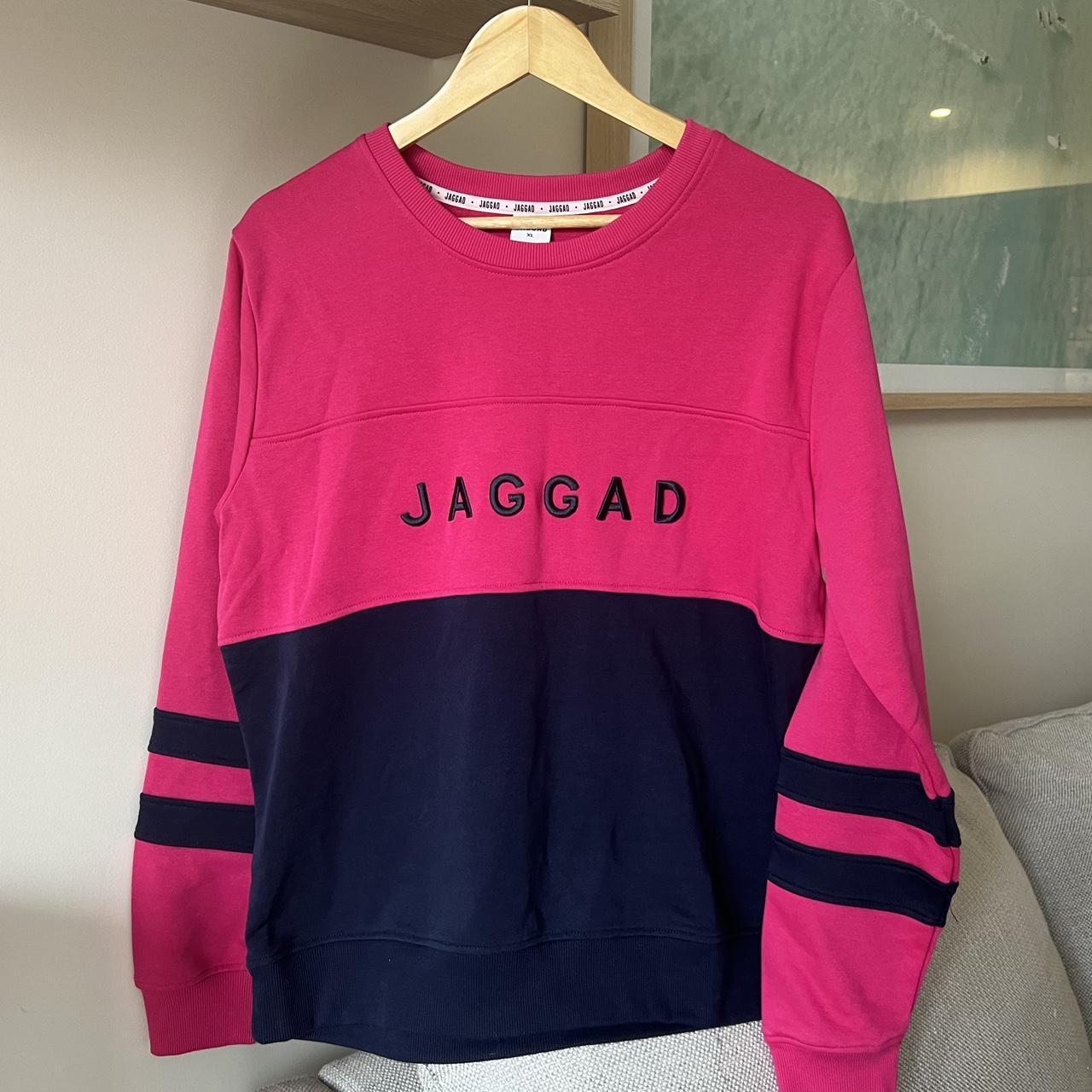 Pink jaggad jumper hotsell