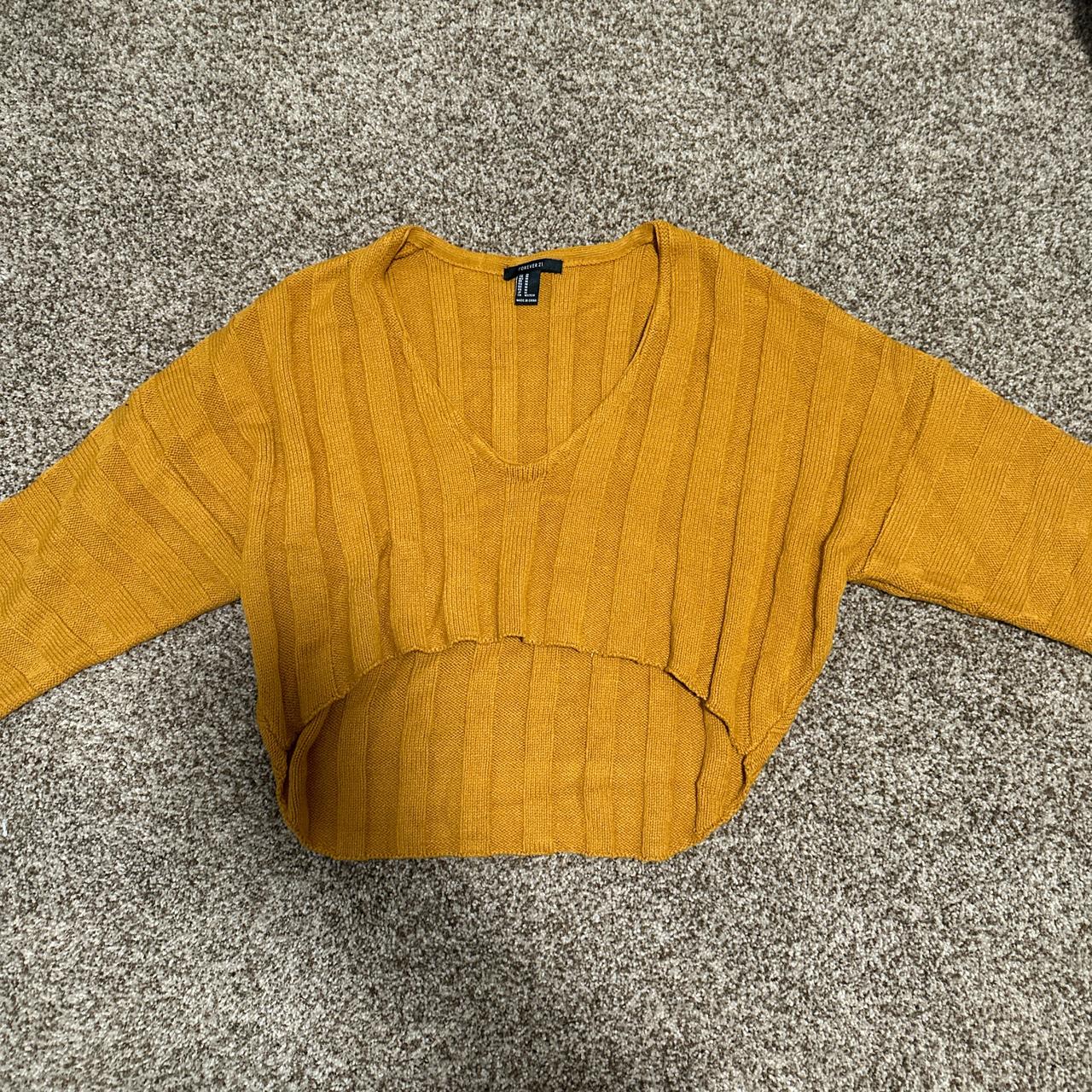 Mustard sweater forever 21 best sale